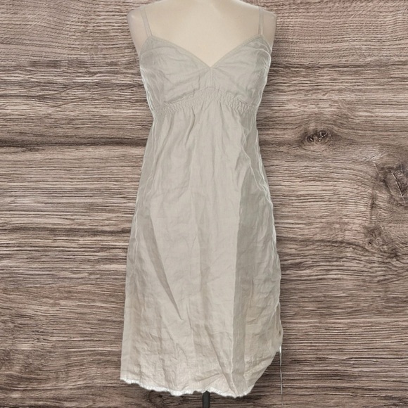 Anthropologie Babakul Sand/Sable Linen Dress Size XS - Picture 1 of 8